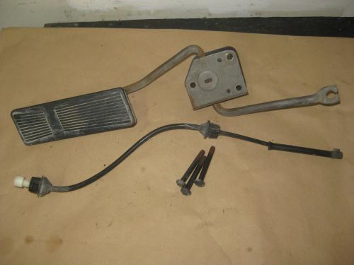 Accelerator pedal and cable 4wd  jeep grand wagoneer oem 84-91