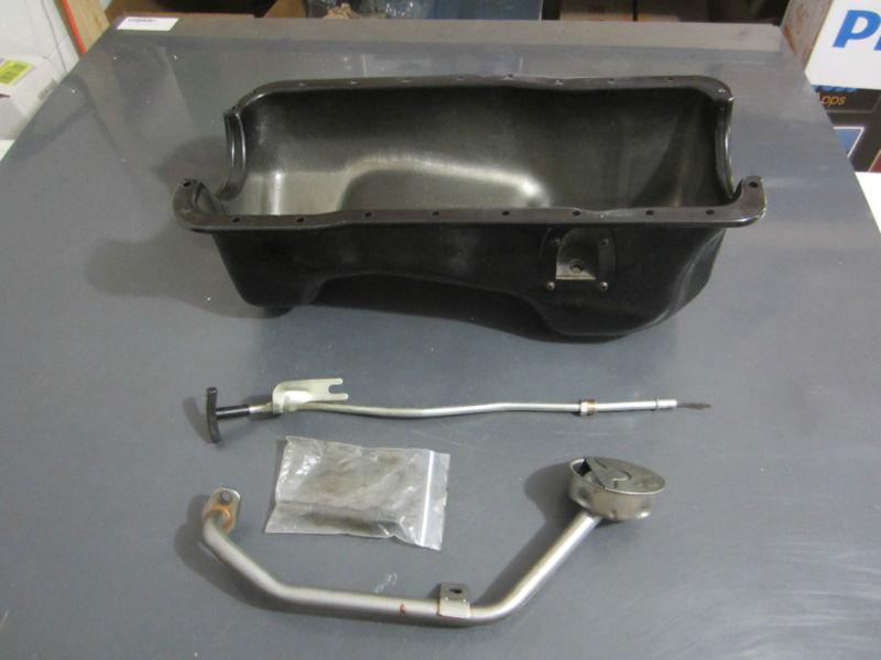 Ford racing 351 fox body mustang oil pan kit m-6675-a58 sbf