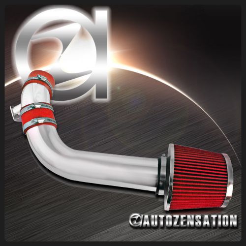 92-98 bmw e36 3-series l6 cold air intake system w/ red filter