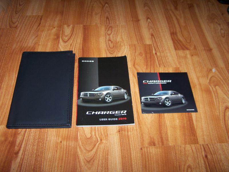2010 dodge charger srt8 owners manual set with case free shipping
