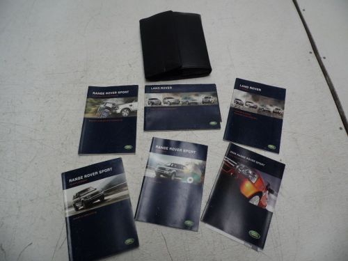08 range rover sport l320 owners owner manual guide book case navigation set oem