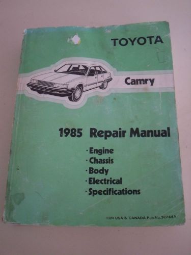 1985 toyota camry original factory  repair manual