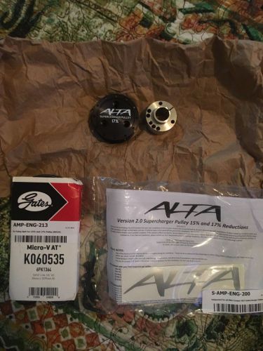 Alta 17% supercharger pulley