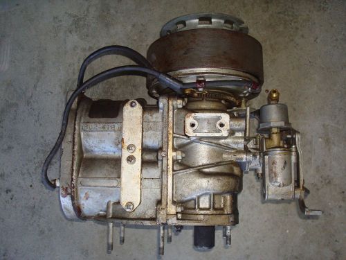 Vintage wizard 12 hp outboard motor power head /carb