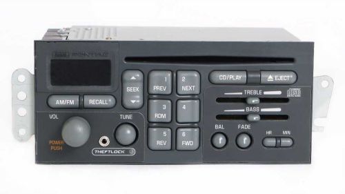 1998 pontiac firebird am fm radio cd player with auxiliary input - part 16265532