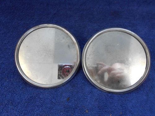 Vintage chevy ford rat-rod chopper bobber panhead mirrors  pair  nos doray  816