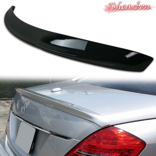 Painted for mercedes benz w221 l style a rear trunk spoiler wing s350 s63 abs