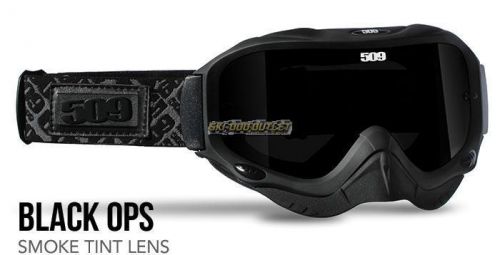 509 dirt pro goggles - black ops - smoke tint lens