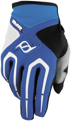 Msr axxis mx off road racing glove blue white youth large