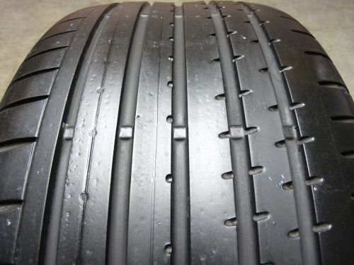 One used continental contisportcontact 2, 275/45/18 p275/45r18, tire n 61732 ul