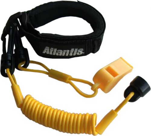 Atlantis pro floating wrist/jacket tethercord/lanyard (yellow)