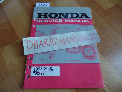 1993 1994 1995 1996 1997 1998 1999 2000 2001-2005 honda trx90 service manual oem