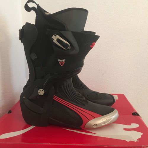 Puma 1000 v2 ducati racing boots, black-red size 43, brand new in box, ext. rare