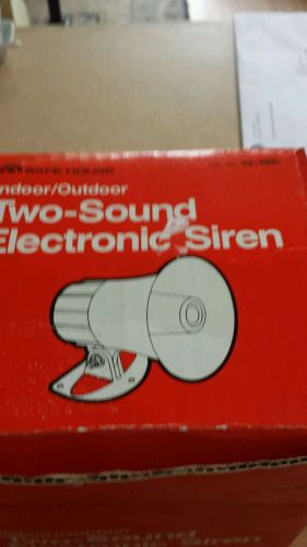 Dual tone electronic siren 12 volt