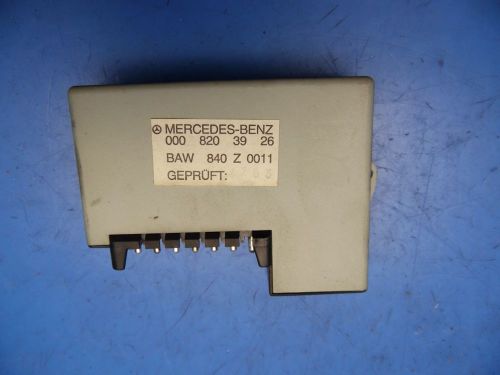 81-84 mercedes-benz 300sd w163 oem alarm control module computer # 000 820 39 26