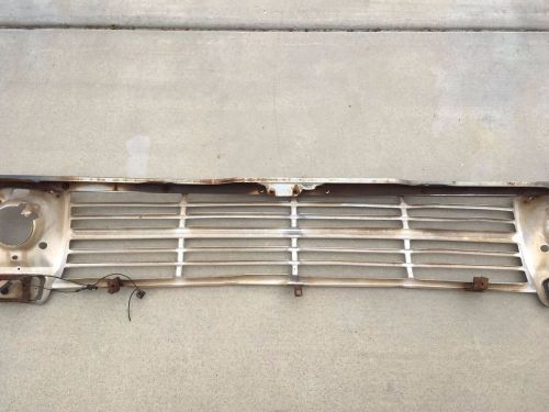 1967 68 f100 f250 ford aluminum grill with bezels