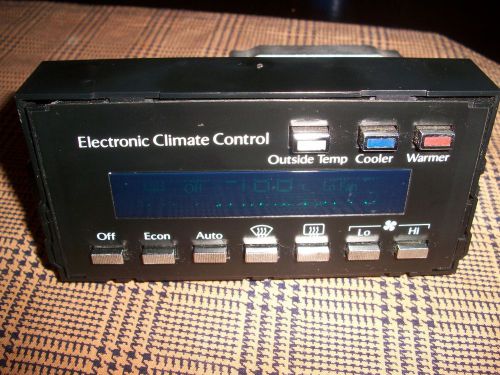 1989-1992 cadillac deville oem ac heater climate control unit 16139256