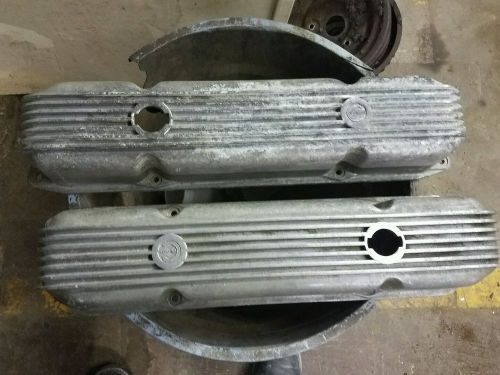 Mopar 440 383 finned aluminum cal custom valve covers