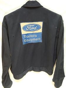 Vintage ford tractor equipment mechanic jacket coat 40&#034;