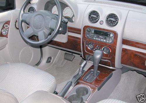 Jeep liberty sport limited interior wood dash trim kit set 2005 05 2006 06 2007
