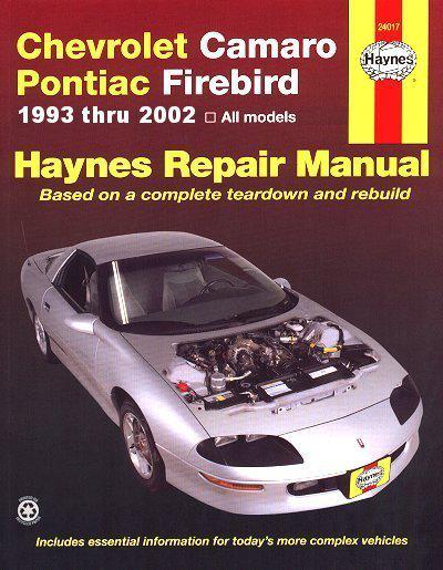 Camaro & firebird repair shop & service manual_1993 1994 1995 1996 1997 1998