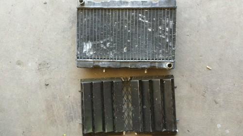 88-89 honda trx250r radiator with front shroud