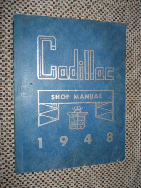 1948 cadillac shop manual original service book rare nr
