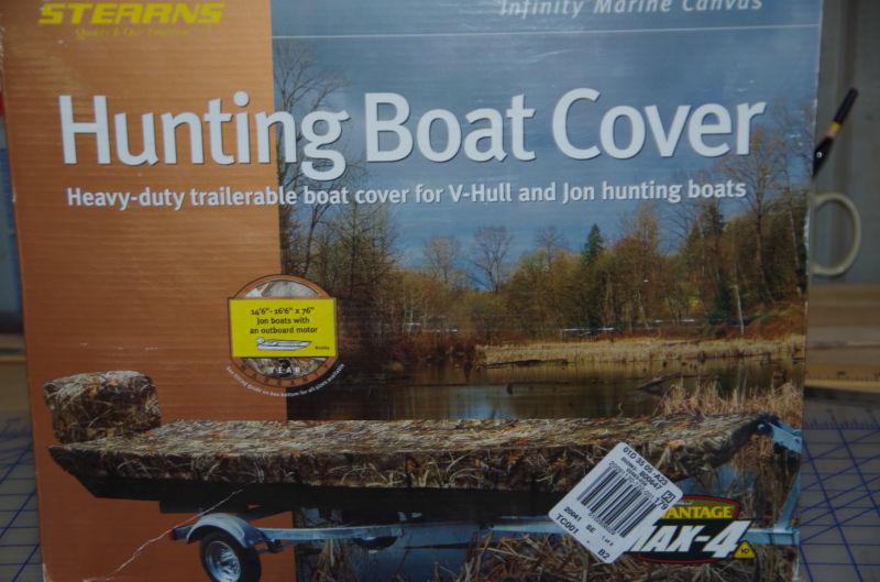  sterrns hunting boat cover -camo