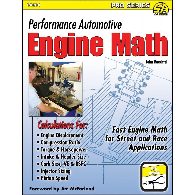 Sa204 sa design cartech performance automotive engine math book