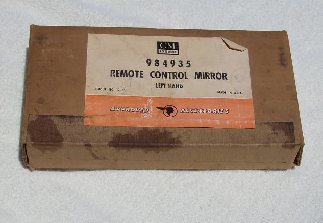 1955 1956 pontiac >>**rare**<< nos remote control rear view mirror gm 55 56