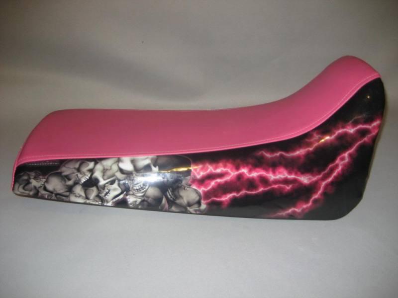 Yamaha blaster pink skull hurricane seat cover  #ghg6044sccycn7044