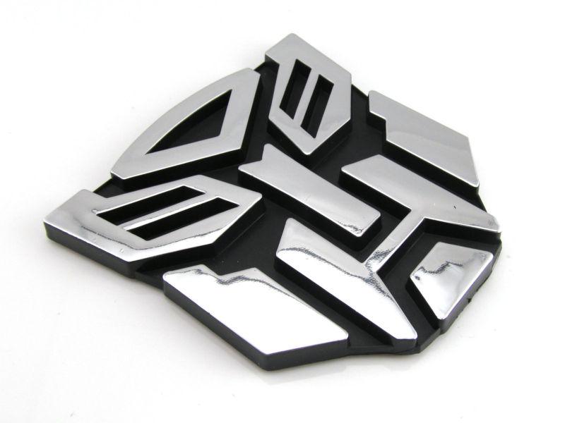 Good 3d transformers autobot emblem badge decal car plastic sticker decoration