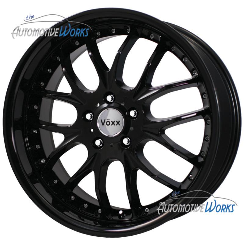 20x8.5 voxx maglia 5x112  +40mm gloss black wheels rims inch 20"