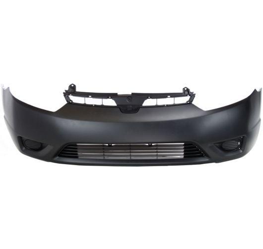 06-08 honda civic front bumper facial cover raw matte black fascia plastic coupe