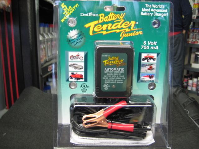 Battery tender jr 6 volt new deltran smart charger mfg 021 0127