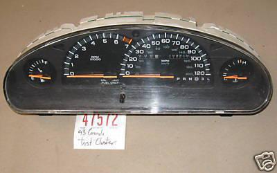 Chrysler 93 concorde instrument cluster gauges 1993