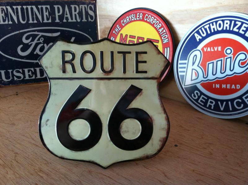 Route 66  usa americas highway metal sign,garage,shop,ford,chevy,man cave