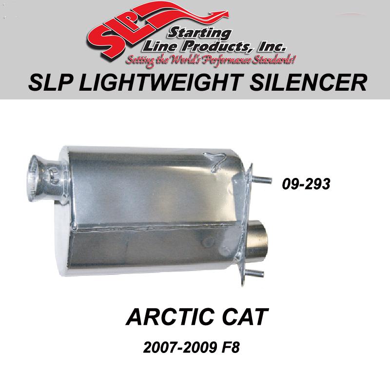 Arctic cat 2007-2009 f8 slp lightweight silencer 09-293