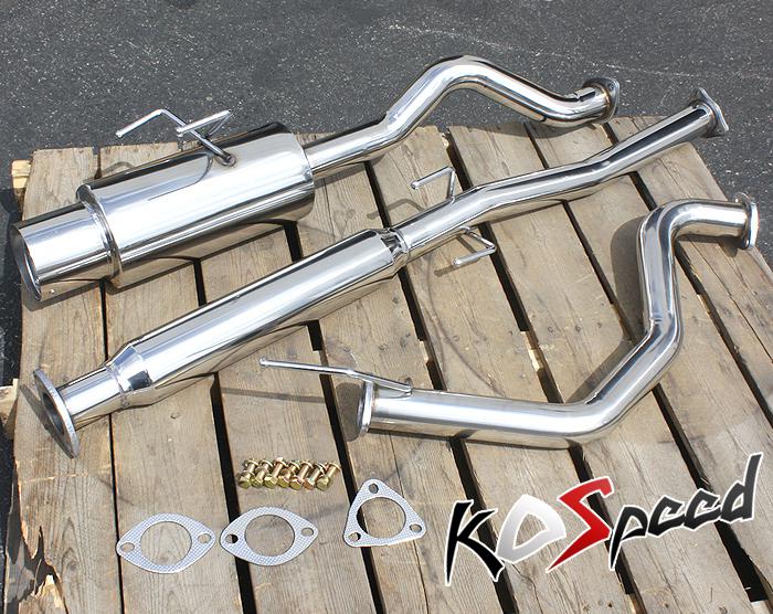 Stainless steel catback cat back exhaust system 94-01 acura integra gsr 3dr dc2