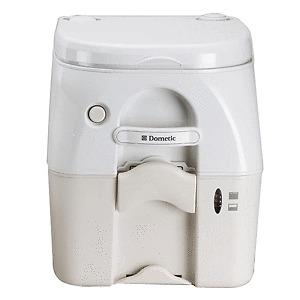Dometic - sealand 975msd portable toilet 5.0 gallon - tan with brackets #3011975