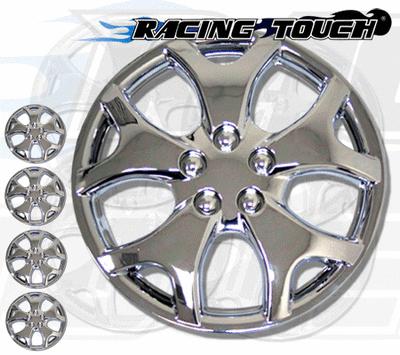 Metallic chrome 4pcs set #221 14" inches hubcaps hub cap wheel cover rim skin