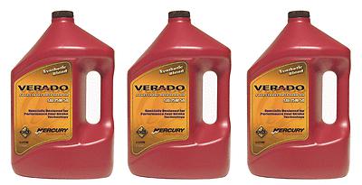 Case (3) gal mercury marine verado synthetic blend sae 25w50 oil 92-858084k01