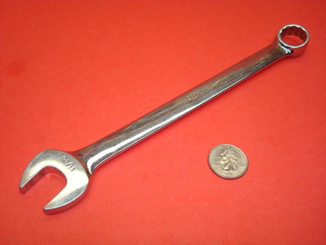 Snap on tools 11/16 inch standard length combination wrench part # oex22 12 pt.