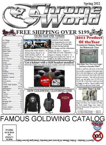 Goldwing catalog gl1800 gl1500 tires wiring saddlebag trunk lights rotor cover