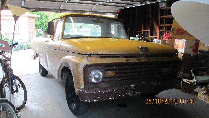 1963 ford truck unibody rat rod body good no bondo all original paint interior