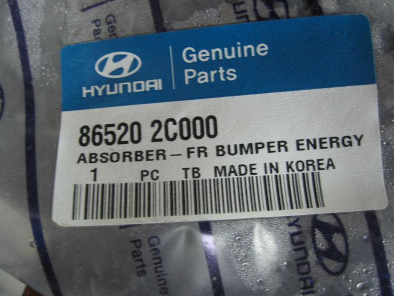Hyundai 2003 2004 tiburon oem 86520-2c000 bumper-energy absorber