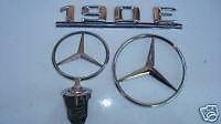 Mercedes 190e 300e emblems and hood ornament oem