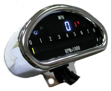 Pro-max digital speedometer and tachometer for harley and custom applications