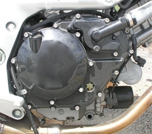 Suzuki sv650 engine cover stainless steel screw kit