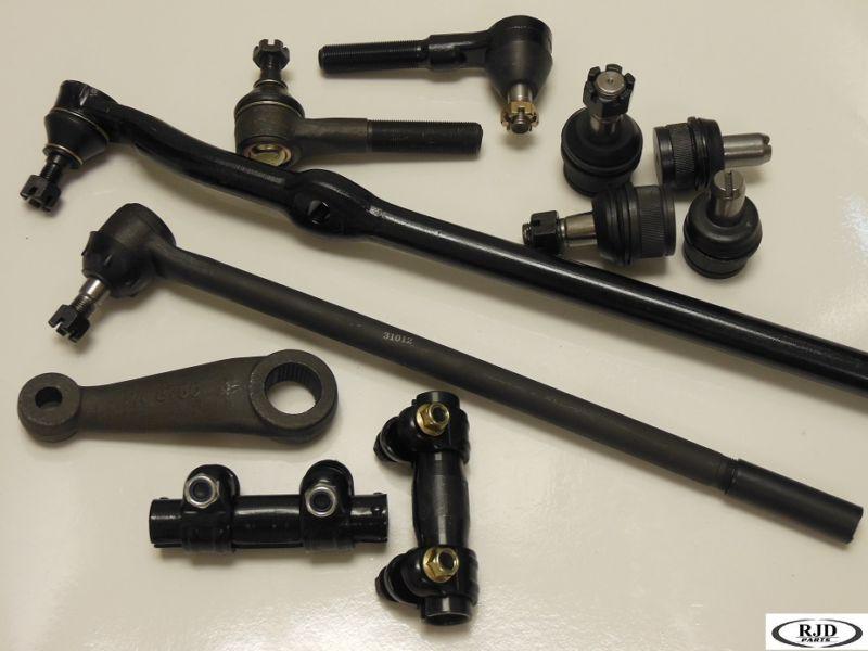 Drag links ball joints tie rod ends sleeves pitman arm kit ford f150 90-95 2wd